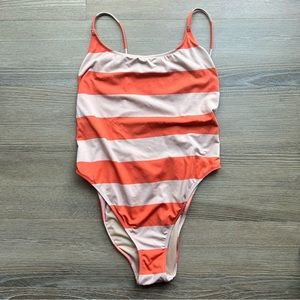 JCrew playa striped bathing suit one peice